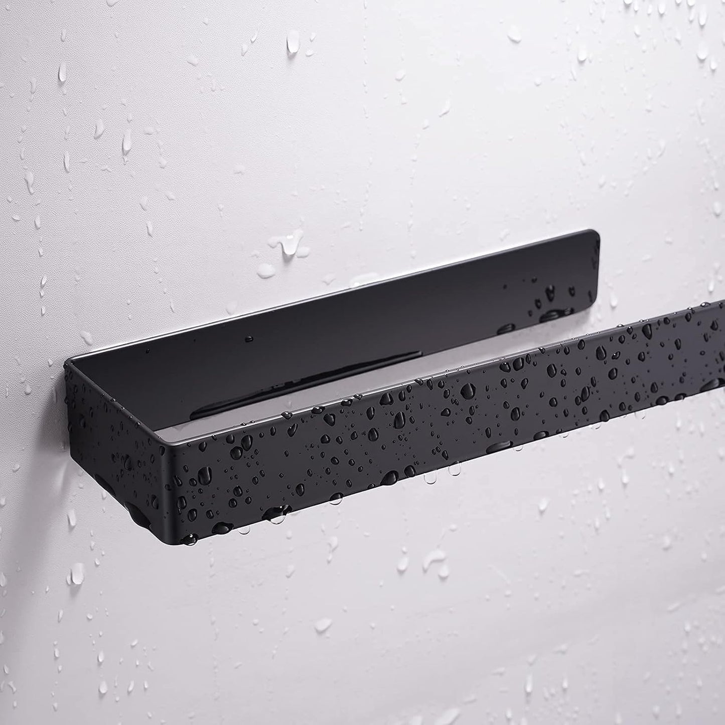 Aikzik Handtuchhalter, Handtuchhalter ohne Bohren, 304 Edelstahl Geschirrtuchhalter für Bad & Küche, Schwarz matt